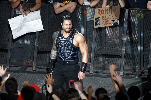 PARIS, FRANCE - MAY 19:  Roman Reigns attends WWE Live AccorHotels Arena Popb Paris Bercy on May 19, 2018 in Paris, France.  (Photo by Sylvain Lefevre/Getty Images)