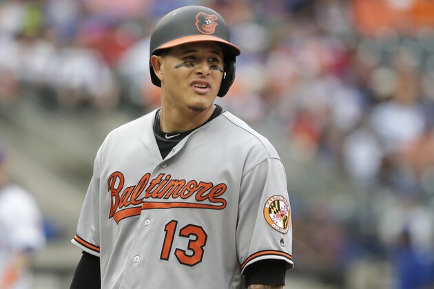 Baltimore Orioles' Manny Machado during the fourth inning of the MLB baseball game against the New York Mets at Citi Field, Wednesday, June 6, 2018, in New York. (AP Photo/Seth Wenig)