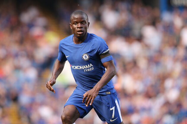 LONDON, ENGLAND - MAY 06: NGolo Kante of Chelsea during the Premier League match between Chelsea and Liverpool at Stamford Bridge on May 6, 2018 in London, England. (Photo by James Williamson - AMA/Getty Images)