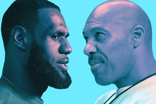 LOS ANGELES, CA - MARCH 11:  LeBron James #23 of the Cleveland Cavaliers looks on during the national anthem before the game against the Los Angeles Lakers on March 11, 2018 at STAPLES Center in Los Angeles, California. NOTE TO USER: User expressly acknowledges and agrees that, by downloading and/or using this Photograph, user is consenting to the terms and conditions of the Getty Images License Agreement. Mandatory Copyright Notice: Copyright 2018 NBAE (Photo by Andrew D. Bernstein/NBAE via Getty Images)