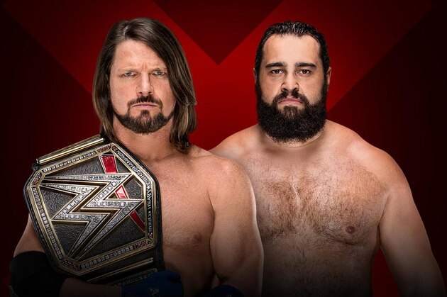 AJ Styles will defend the WWE Championship against Rusev at Extreme Rules.
