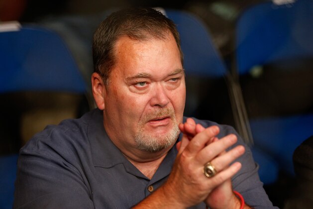 TULSA, OK - AUGUST 23:  Professional wrestling personality Jim Ross is seen in attendance during the UFC Fight Night event at the BOK Center on August 23, 2014 in Tulsa, Oklahoma. (Photo by Josh Hedges/Zuffa LLC/Zuffa LLC via Getty Images)