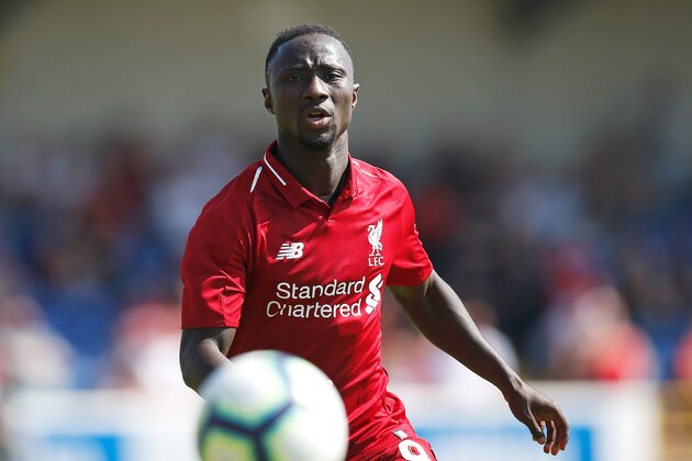 CHESTER, ENGLAND - JULY 07: Naby Keita of Liverpool during the Pre-season friendly between Chester City and Liverpool at Swansway Chester Stadium on July 7, 2018 in Chester, United Kingdom. (Photo by Malcolm Couzens/Getty Images)
