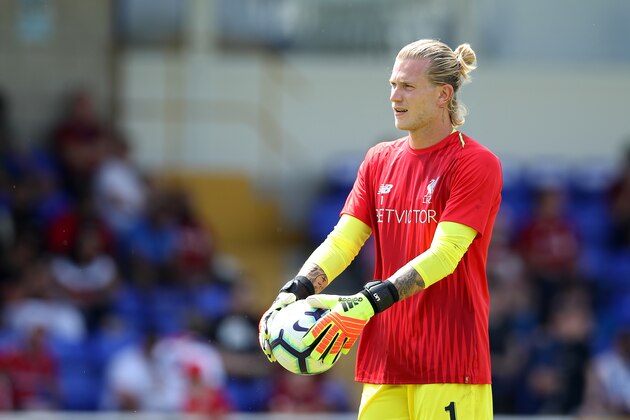 CHESTER, ENGLAND - JULY 07: Loris Karius of Liverpool during the Pre-season friendly between Chester FC and Liverpool on July 7, 2018 in Chester, United Kingdom. (Photo by Lynne Cameron/Getty Images)