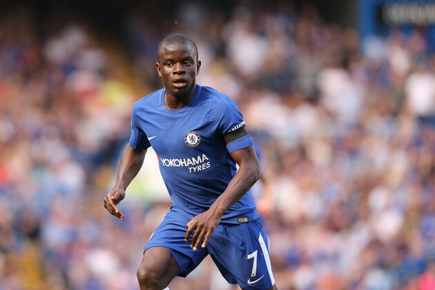 LONDON, ENGLAND - MAY 06: NGolo Kante of Chelsea during the Premier League match between Chelsea and Liverpool at Stamford Bridge on May 6, 2018 in London, England. (Photo by James Williamson - AMA/Getty Images)