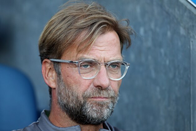 BLACKBURN, ENGLAND - JULY 19: Jurgen Klopp, manager of Liverpool during the Pre-Season Friendly between Blackburn Rovers and Liverpool  at Ewood Park on July 19, 2018 in Blackburn, England. (Photo by Lynne Cameron/Getty Images)