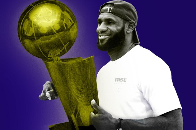 FILE - In this Sept. 9, 2017, file photo, executive producer LeBron James attends a premiere for