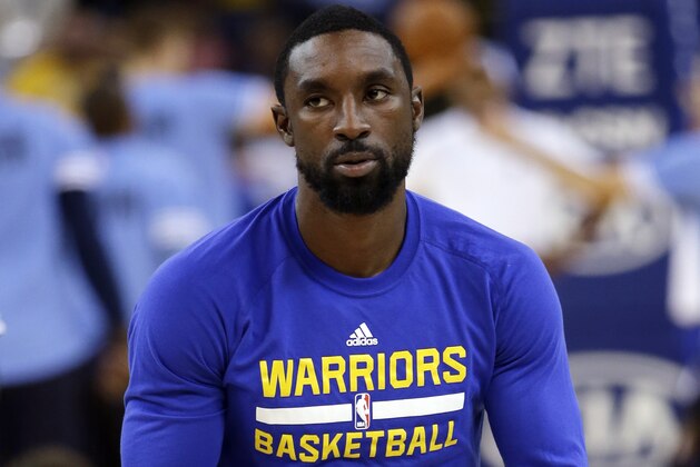 Golden State Warriors' Ben Gordon during  an NBA preseason basketball game Tuesday, Oct. 13, 2015, in Oakland, Calif. (AP Photo/Marcio Jose Sanchez)
