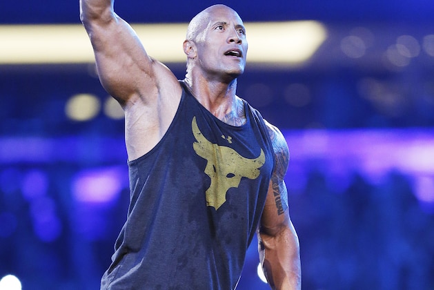 IMAGE DISTRIBUTED FOR WWE - WWE superstar and hollywood icon Dwayne