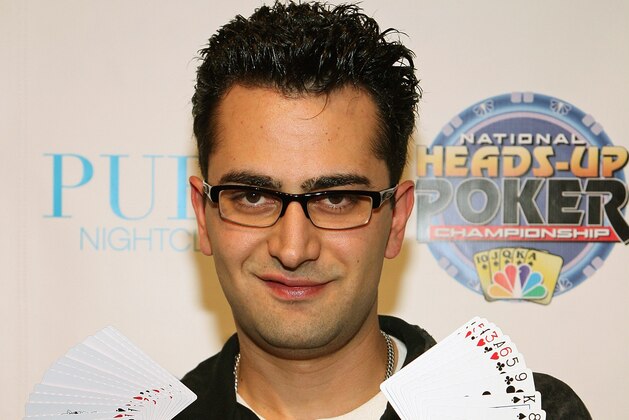 LAS VEGAS - FEBRUARY 28:  Poker player Antonio 'The Magician' Esfandiari arrives at the draw party for NBC's fourth National Heads-Up Poker Championship at the Pure Nightclub at Caesars Palace February 28, 2008 in Las Vegas, Nevada.  (Photo by Ethan Miller/Getty Images)