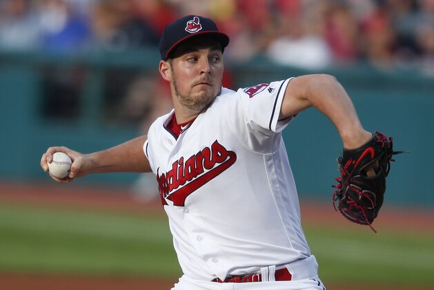 CLEVELAND, OH - JULY 10: Starting pitcher Trevor Bauer #47 of the Cleveland Indians pitches against the Cincinnati Reds during the first inning at Progressive Field on July 10, 2018 in Cleveland, Ohio. (Photo by Ron Schwane/Getty Images)