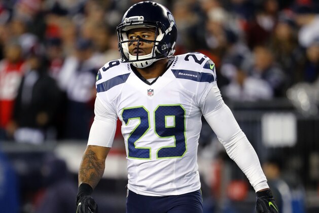 Seattle Seahawks free safety Earl Thomas during an NFL football game against the New England Patriots at Gillette Stadium in Foxborough, Mass. Sunday, Nov. 13, 2016. (Winslow Townson/AP Images for Panini)