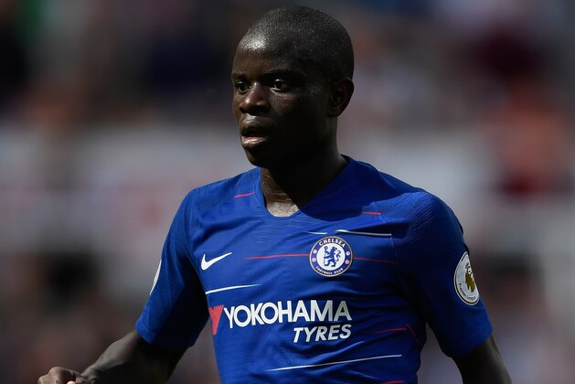 NEWCASTLE UPON TYNE, ENGLAND - MAY 13:  Chelsea player N'Golo Kante in action during the Premier League match between Newcastle United and Chelsea at St. James Park on May 13, 2018 in Newcastle upon Tyne, England.  (Photo by Stu Forster/Getty Images)