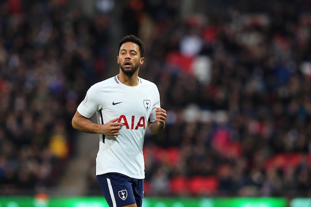 LONDON, ENGLAND - APRIL 30: Mousa Dembele of Tottenham during the Premier League match between Tottenham Hotspur and Watford at Wembley Stadium on April 30, 2018 in London, England. (Photo by James Williamson - AMA/Getty Images)
