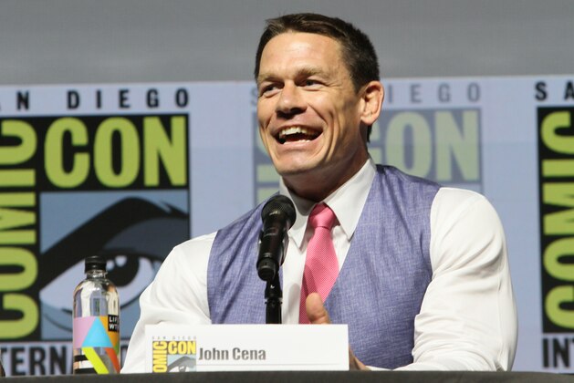 SAN DIEGO, CA - JULY 20:  John Cena attends the Paramount Pictures' presentation for 'Bumblebee' at Comic-Con International 2018 on July 20, 2018 in San Diego, California.  (Photo by Matthew Simmons/Getty Images for Paramount Pictures)