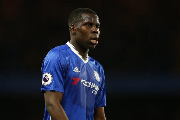 LONDON, ENGLAND - APRIL 05: Kurt Zouma of Chelsea during the Premier League match between Chelsea and Manchester City at Stamford Bridge on April 5, 2017 in London, England. (Photo by Catherine Ivill - AMA/Getty Images)