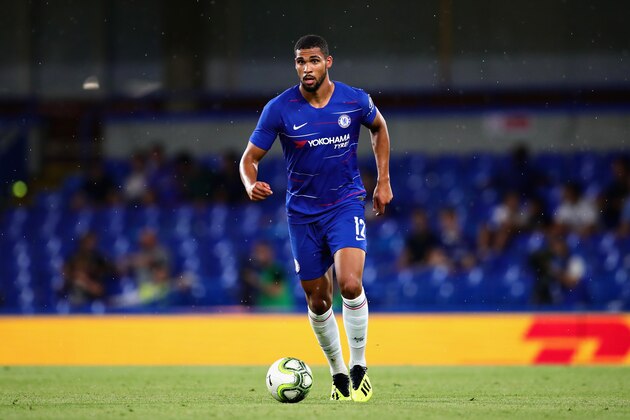 LONDON, ENGLAND - AUGUST 07:  Ruben Loftus-Cheek of Chelsea in action during the pre-season friendly match between Chelsea and Olympique Lyonnais at Stamford Bridge on August 7, 2018 in London, England.  (Photo by Chris Brunskill/Fantasista/Getty Images)