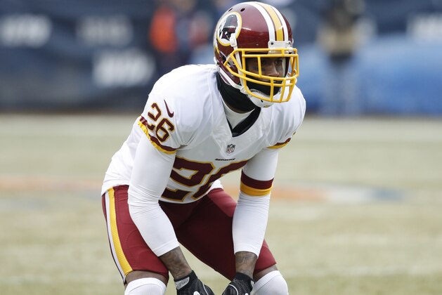 CHICAGO, IL - DECEMBER 24: Bashaud Breeland #26 of the Washington Redskins in action against the Chicago Bears during the game at Soldier Field on December 24, 2016 in Chicago, Illinois. Washington defeated Chicago 41-21. (Photo by Joe Robbins/Getty Images)
