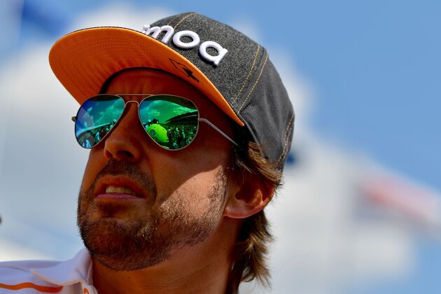 McLaren's Spanish driver Fernando Alonso is pictured prior to the race of the Formula One Hungarian Grand Prix at the Hungaroring circuit in Mogyorod near Budapest, Hungary, on July 29, 2018. (Photo by ANDREJ ISAKOVIC / AFP)        (Photo credit should read ANDREJ ISAKOVIC/AFP/Getty Images)