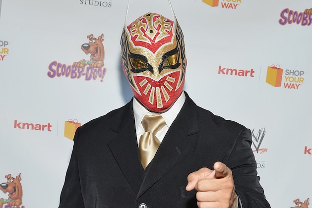NEW YORK, NY - MARCH 22:  WWE Wrestler Sin Cara attends the 'Scooby Doo! WrestleMania Mystery' New York Premiere at Tribeca Cinemas on March 22, 2014 in New York City.  (Photo by Mike Coppola/Getty Images)