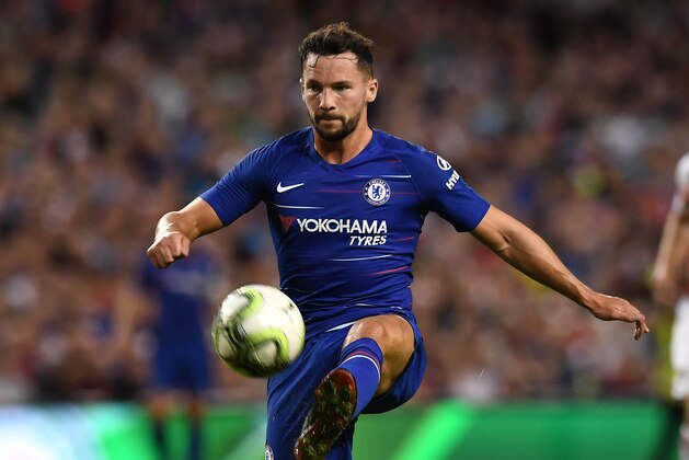 DUBLIN, IRELAND - AUGUST 01: Danny Drinkwater of Chelsea during the Pre-season friendly International Champions Cup game between Arsenal and Chelsea at Aviva stadium on August 1, 2018 in Dublin, Ireland. (Photo by Charles McQuillan/Getty Images)