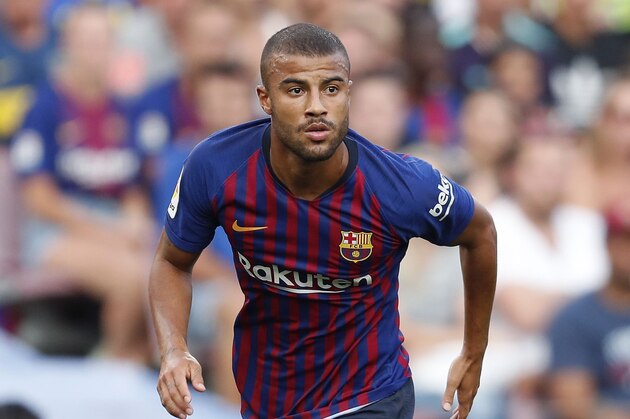 Rafinha of FC Barcelona during the Trofeu Joan Gamper match between FC Barcelona and Boca Juniors at the Camp Nou stadium on August 15, 2018 in Barcelona, Spain(Photo by VI Images via Getty Images)