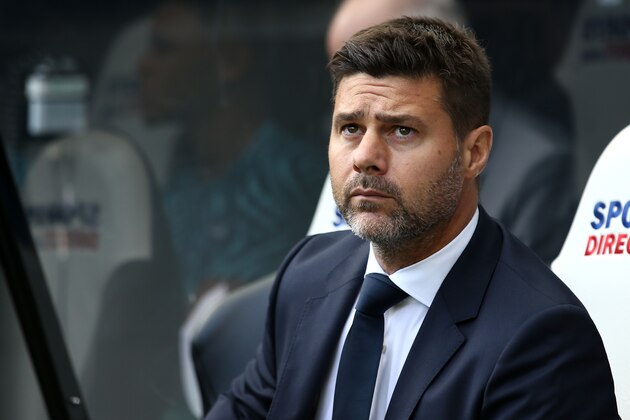 NEWCASTLE UPON TYNE, ENGLAND - AUGUST 11:  Mauricio Pochettino, Manager of Tottenham Hotspur looks on prior to the Premier League match between Newcastle United and Tottenham Hotspur at St. James Park on August 11, 2018 in Newcastle upon Tyne, United Kingdom.  (Photo by Jan Kruger/Getty Images)