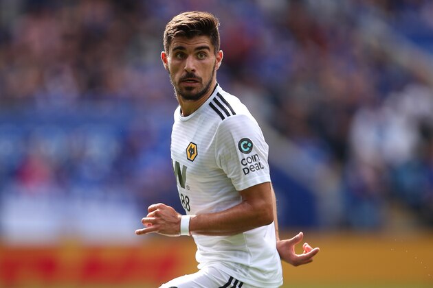 LEICESTER, ENGLAND - AUGUST 18: Ruben Neves of Wolverhampton Wanderers during the Premier League match between Leicester City and Wolverhampton Wanderers at The King Power Stadium on August 18, 2018 in Leicester, United Kingdom. (Photo by Robbie Jay Barratt - AMAGetty Images)
