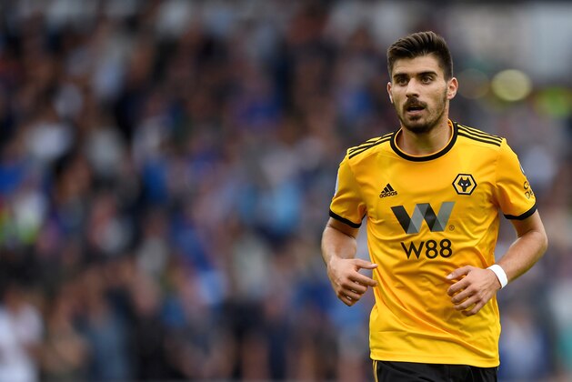 WOLVERHAMPTON, ENGLAND - AUGUST 11: Ruben Neves of Wolverhampton Wanderers during the Premier League match between Wolverhampton Wanderers and Everton FC at Molineux on August 11, 2018 in Wolverhampton, United Kingdom. (Photo by Sam Bagnall - AMA/Getty Images)