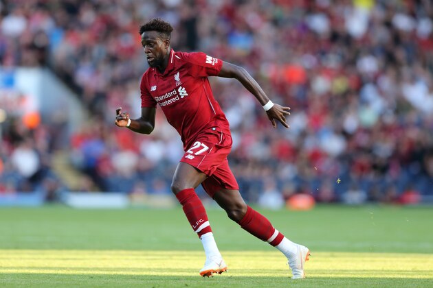BLACKBURN, ENGLAND - JULY 19: Divock Origi of Liverpool at Ewood Park on July 19, 2018 in Blackburn, England. (Photo by James Williamson - AMA/Getty Images)