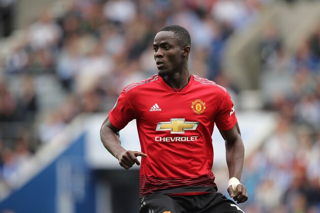BRIGHTON, ENGLAND - AUGUST 19: Eric Bailly of Manchester United during the Premier League match between Brighton & Hove Albion and Manchester United at American Express Community Stadium on August 19, 2018 in Brighton, United Kingdom. (Photo by Matthew Ashton - AMA/Getty Images)