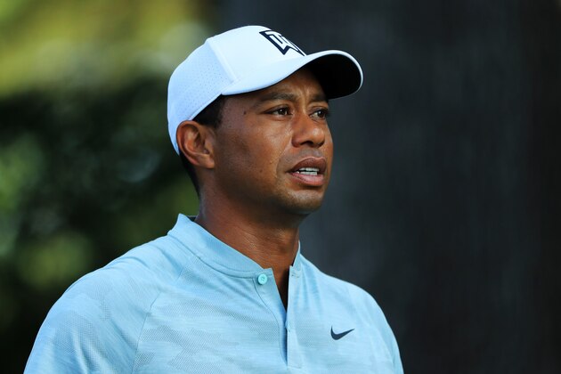 RIDGEWOOD, NJ - AUGUST 25:  Tiger Woods of the United States walks from the first tee during the third round of The Northern Trust on August 25, 2018 at the Ridgewood Championship Course in Ridgewood, New Jersey.  (Photo by Andrew Redington/Getty Images)