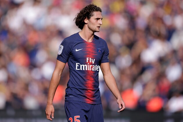 PARIS, FRANCE - AUGUST 25: Adrien Rabiot of Paris Saint Germain  during the French League 1  match between Paris Saint Germain v Angers at the Parc des Princes on August 25, 2018 in Paris France (Photo by Jeroen Meuwsen/Soccrates/Getty Images)