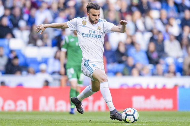 MADRID, SPAIN - APRIL 28: Borja Mayoral Moya of Real Madrid in action during the La Liga 2017-18 match between Real Madrid and CD Leganes at Estadio Santiago Bernabeu on April 28 2018 in Madrid, Spain. (Photo by Power Sport Images/Getty Images)