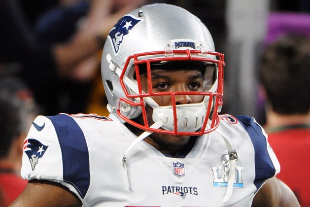 MINNEAPOLIS, MN - FEBRUARY 04:  Jordan Richards #37 of the New England Patriots looks on against the Philadelphia Eagles during Super Bowl LII at U.S. Bank Stadium on February 4, 2018 in Minneapolis, Minnesota. The Eagles defeated the Patriots 41-33. (Photo by Focus on Sport/Getty Images) *** Local Caption *** Jordan Richards