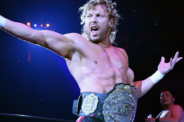 TOKYO, JAPAN - AUGUST 12:   Kenny Omega stands on the ring prior to the 6-man tag match during the New Japan Pro-Wrestling G1 Climax 28 at Nippon Budokan on August 12, 2018 in Tokyo, Japan.  (Photo by New Japan Pro-Wrestling/Getty Images)