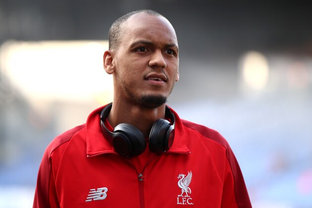 LONDON, ENGLAND - AUGUST 20:  Fabinho of Liverpool arrives ahead of the Premier League match between Crystal Palace and Liverpool FC at Selhurst Park on August 20, 2018 in London, United Kingdom.  (Photo by Julian Finney/Getty Images)