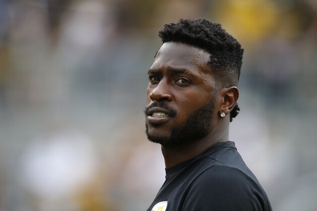 PITTSBURGH, PA - AUGUST 25:  Antonio Brown #84 of the Pittsburgh Steelers in action against the Tennessee Titans during a preseason game on August 25, 2018 at Heinz Field in Pittsburgh, Pennsylvania.  (Photo by Justin K. Aller/Getty Images)