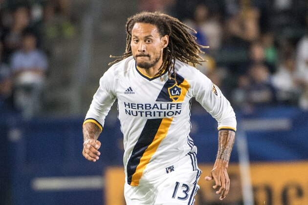 CARSON, CA - JULY 19:  Jermaine Jones #13 of Los Angeles Galaxy during the Los Angeles Galaxy's MLS match against Vancouver Whitecaps at the StubHub Center on July 19, 2017 in Carson, California.  Vancouver won the match 1-0 (Photo by Shaun Clark/Getty Images)
