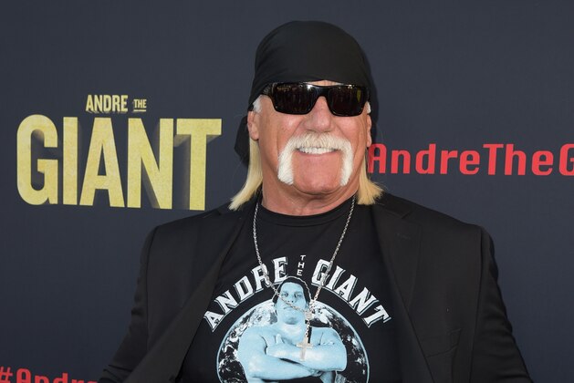 LOS ANGELES, CA - MARCH 29:  Wrestler Hulk Hogan arrives at the premiere of HBO's 'Andre The Giant' at the Cinerama Dome on March 29, 2018 in Los Angeles, California.  (Photo by Kevin Winter/Getty Images)