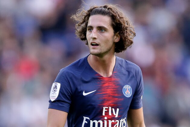 PARIS, FRANCE - AUGUST 25: Adrien Rabiot of Paris Saint Germain  during the French League 1  match between Paris Saint Germain v Angers at the Parc des Princes on August 25, 2018 in Paris France (Photo by Jeroen Meuwsen/Soccrates/Getty Images)