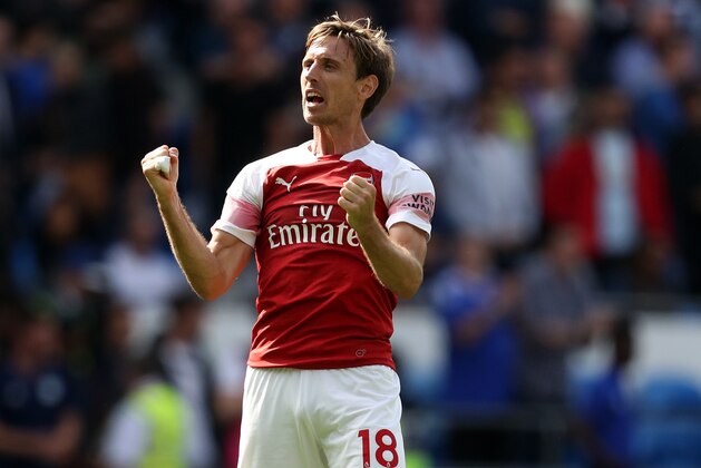 CARDIFF, WALES - SEPTEMBER 02: Nacho Monreal of Arsenal during the Premier League match between Cardiff City and Arsenal FC at Cardiff City Stadium on September 2, 2018 in Cardiff, United Kingdom. (Photo by James Baylis - AMA/Getty Images)