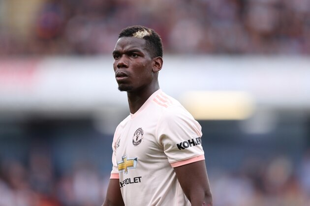 BURNLEY, ENGLAND - SEPTEMBER 02: Paul Pogba of Manchester United during the Premier League match between Burnley FC and Manchester United at Turf Moor on September 2, 2018 in Burnley, United Kingdom. (Photo by James Williamson - AMA/Getty Images)