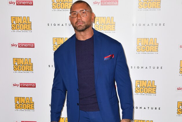 LONDON, ENGLAND - AUGUST 30:  Dave Bautista attends the World Premiere of 'Final Score' at the Ham Yard Hotel on August 30, 2018 in London, England.  (Photo by Gareth Cattermole/Getty Images)