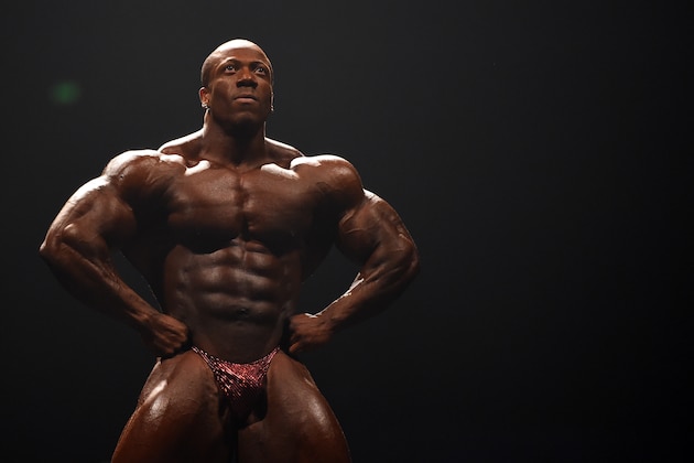MELBOURNE, AUSTRALIA - MARCH 08: Shawn Rhoden of the USA poses during the IFBB Australian Pro Grand Prix XIV at Plenary Hall on March 8, 2014 in Melbourne, Australia. (Photo by Robert Cianflone/Getty Images) MELBOURNE, AUSTRALIA - MARCH 08: Shawn Rhoden of the USA poses during the IFBB Australian Pro Grand Prix XIV at Plenary Hall on March 8, 2014 in Melbourne, Australia. (Photo by Robert Cianflone/Getty Images)