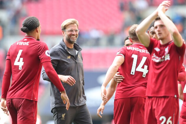 LONDON, ENGLAND - SEPTEMBER 15: Liverpool manager \ head coach Jurgen Klopp during the Premier League match between Tottenham Hotspur and Liverpool FC at Wembley Stadium on September 15, 2018 in London, United Kingdom. (Photo by James Williamson - AMA/Getty Images)