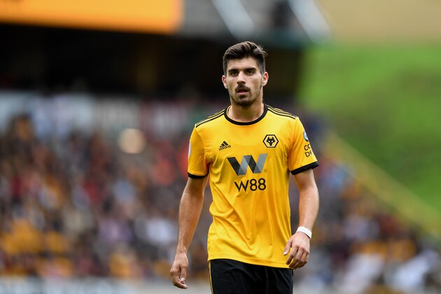 WOLVERHAMPTON, ENGLAND - SEPTEMBER 16: Ruben Neves of Wolverhampton Wanderers during the Premier League match between Wolverhampton Wanderers and Burnley FC at Molineux on September 16, 2018 in Wolverhampton, United Kingdom. (Photo by Sam Bagnall - AMA/Getty Images)
