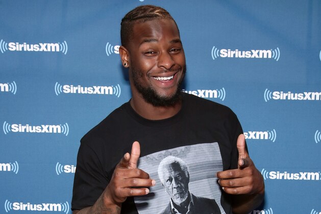 MINNEAPOLIS, MN - FEBRUARY 02:  Le'Veon Bell of the Pittsburgh Steelers attends SiriusXM at Super Bowl LII Radio Row at the Mall of America on February 2, 2018 in Bloomington, Minnesota.  (Photo by Cindy Ord/Getty Images for SiriusXM)