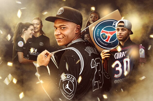 Paris Saint-Germain's French forward Kylian MBappe poses at the Parc des Princes stadium in Paris on September 13, 2018 after the presentation of Paris Saint-Germain's UEFA Champions League new jerseys made in partnership with the Jordan Brand, created by the Chicago Bulls' basketball legend. (Photo by FRANCK FIFE / AFP)        (Photo credit should read FRANCK FIFE/AFP/Getty Images)