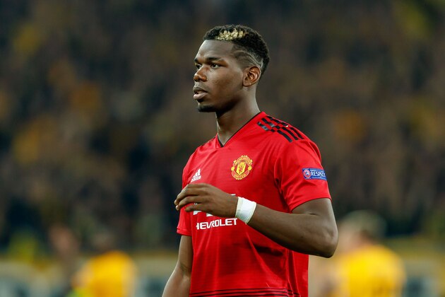 BERN, SWITZERLAND - SEPTEMBER 19: Paul Pogba of Manchester United looks on after the UEFA Champions League Group H match between BSC Young Boys and Manchester United at Stade de Suisse, Wankdorf on September 19, 2018 in Bern, Switzerland. (Photo by TF-Images/Getty Images)